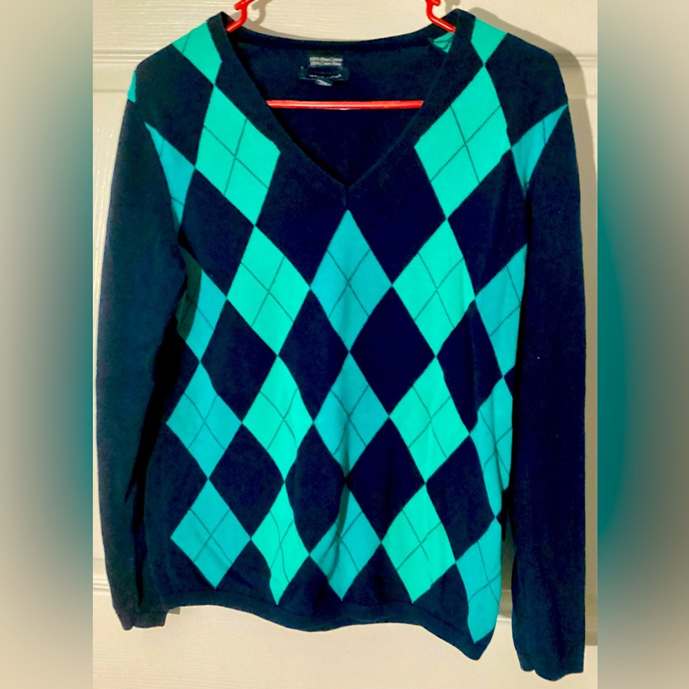 Tommy Hilfiger Cotton Long Sleeve Sweater Large Vintage
